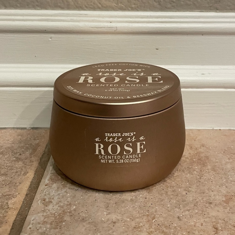 Trader Joe’s Rose Candle